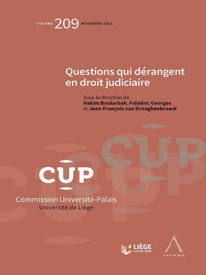 cover image of Questions qui dérangent en droit judiciaire